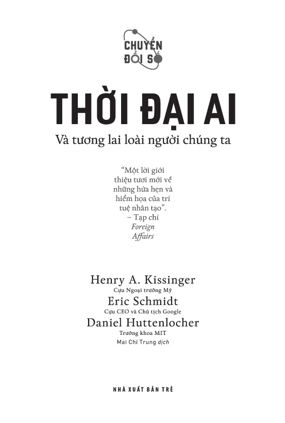 Thời Đại AI Và Tương Lai Loài Người Chúng Ta