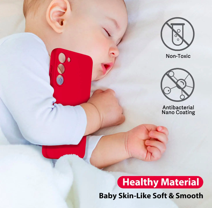 Ốp lưng silicon case cho Samsung Galaxy S24 Fe , S23 FE mỏng 0.3mm chống bám bẩn mặt lưng siêu mềm mịn, có gờ bảo vệ camera - Hàng chính hãng