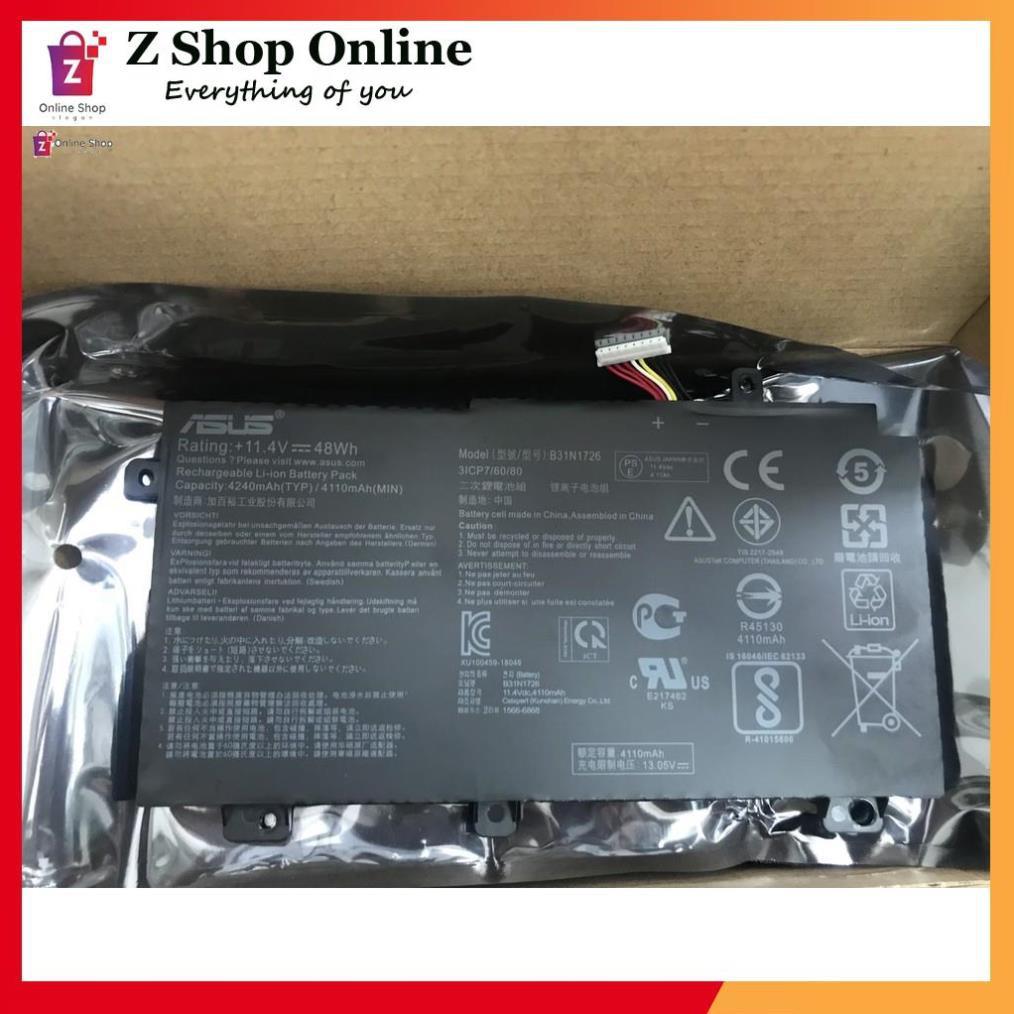 PIn Dùng Cho Laptop Asus FX504 FX504GD FX505 FX505GE FX80 FX80GE B31N1726