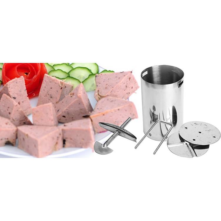 Khuôn làm giò inox 2kg tròn và hoa