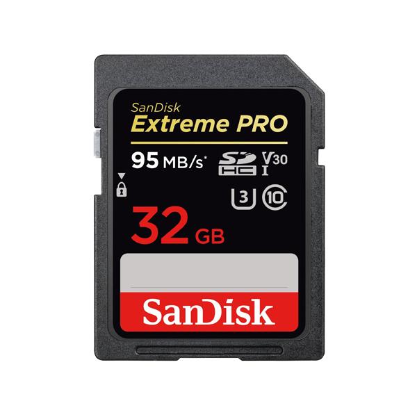 Thẻ Nhớ SDHC Sandisk Extreme Pro 95MB/s 32GB - Hàng Nhập Khẩu
