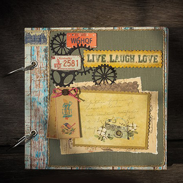 Scrapbook Live Laugh Love (20 x 20 cm)