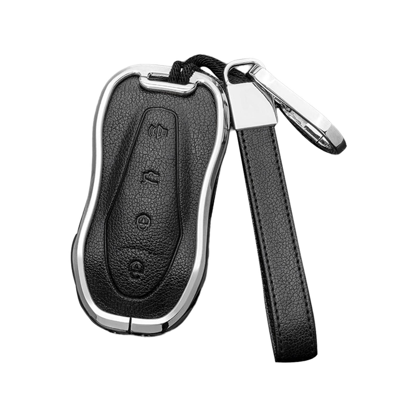 Key Fob Key Case Fashion Full Cover Remote Key Shell Case Soft Replacement