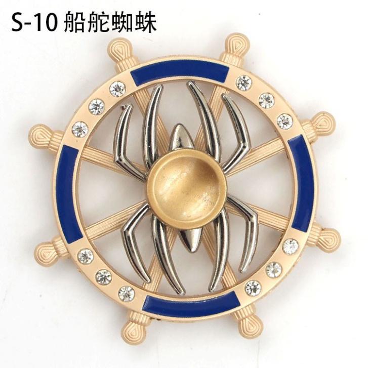 SPINNER Con quay HÌNH SIÊU NHÂN thép 2 tầng 2 chế độ quay kép KIM LOẠI thép cực chắc chắn