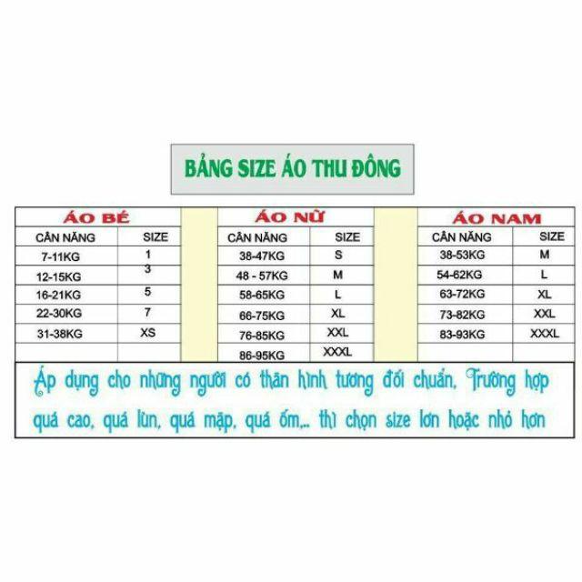 áo thu đông gia đình - màu đen