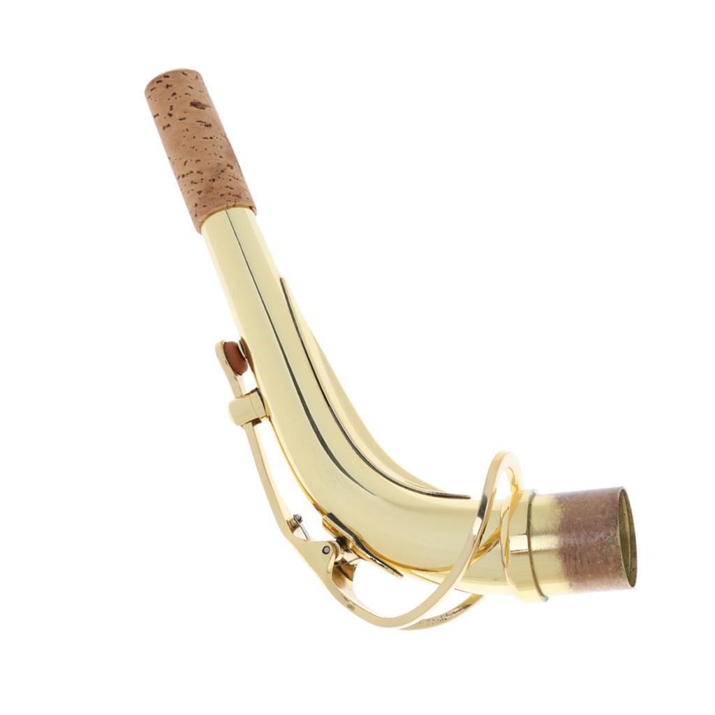 Sunnimix Đồng Thau  Sax Cổ Đường Cong Cổ Cho EB Alto Saxophone, Vàng