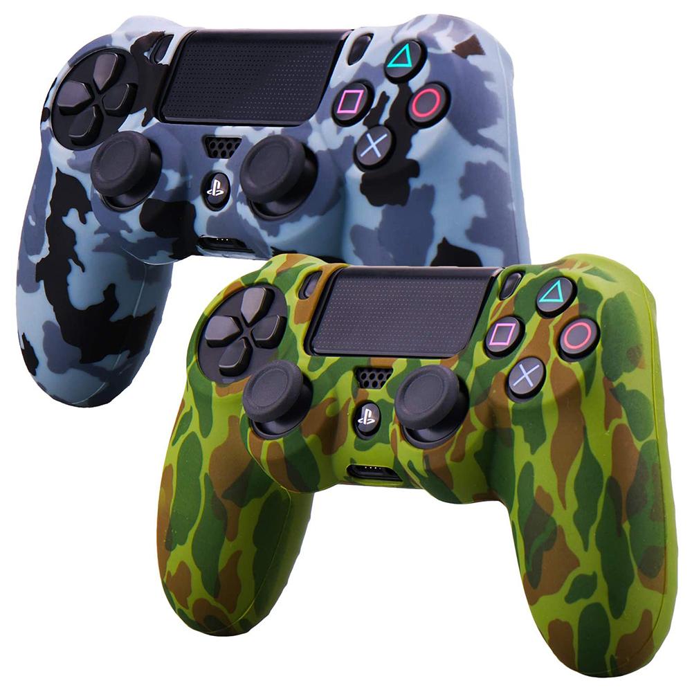 Cần điều khiển bằng silicon cao su mềm bảo vệ Tay cầm chơi game Vỏ bọc bằng da Thumb Stick Grip Cap cho Phụ kiện bộ điều khiển PS4 / Pro/Slim Màu sắc: Khác