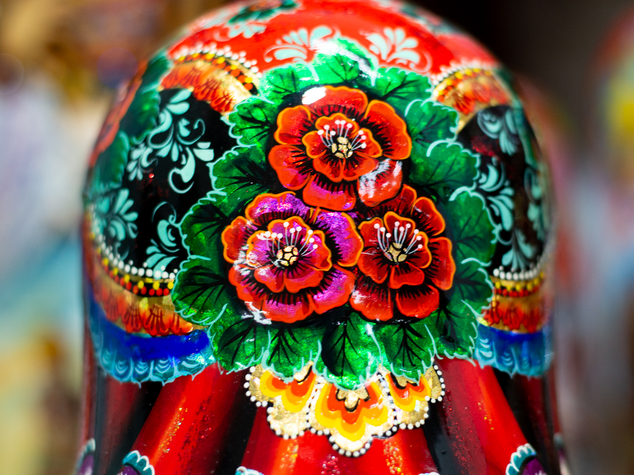 BỘ BÚP BÊ NGA MATRYOSHKA 10 LỚP CAO 26CM CAO CẤP HOA VĂN "PHONG CẢNH SAINT PETERSBURG" CỰC ĐẸP VÀ SANG TRỌNG