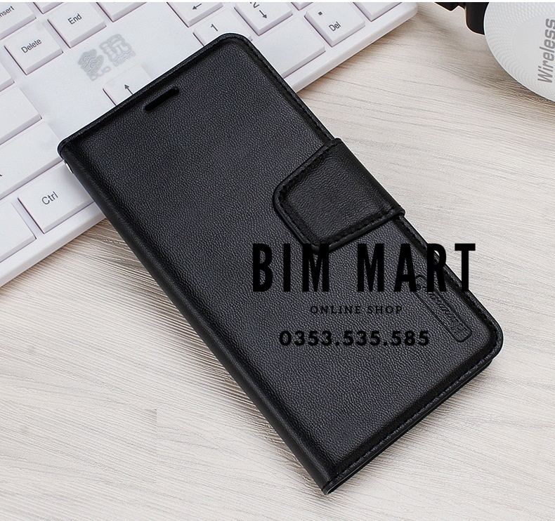 Bao da dạng ví dành cho Xiaomi Redmi 10C Hanman có quai cài - Hàng nhập khẩu
