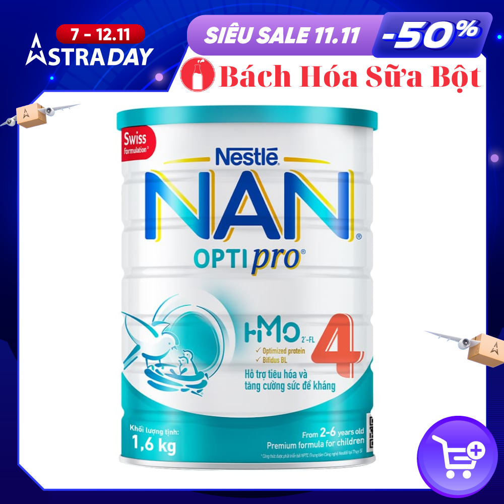 Sữa Bột Nestlé NAN OPTIPRO HM-O 4 1.6kg