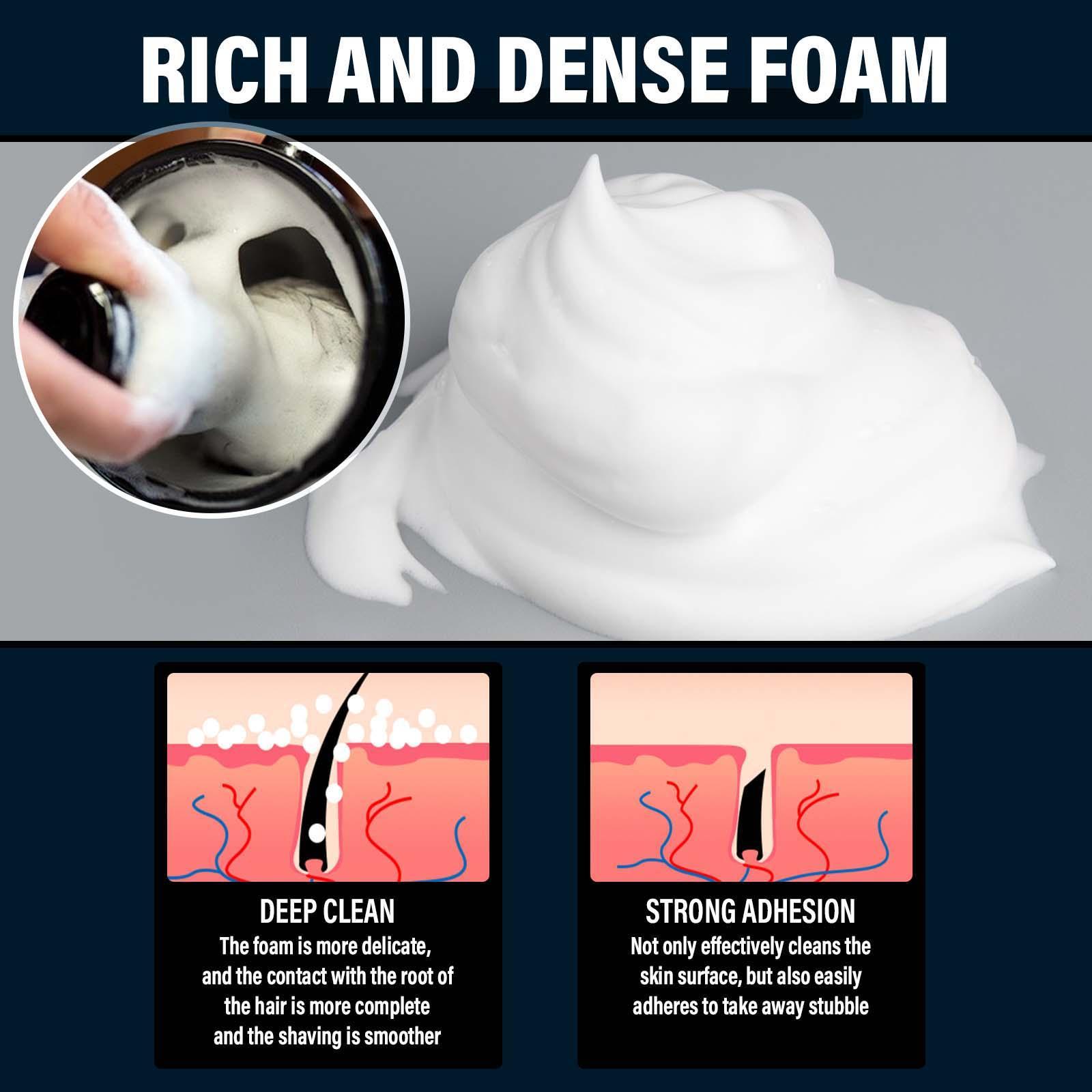 2X Men's Shaving Soap Cream Gentle in Aluminum Boxed Provides Smooth Shave