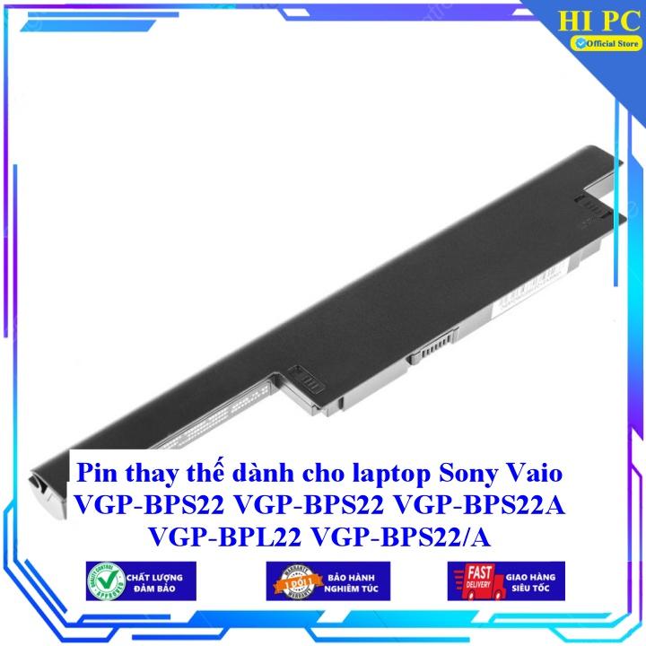 Pin thay thế dành cho laptop Sony Vaio VGP-BPS22 VGP-BPS22 VGP-BPS22A VGP-BPL22 VGP-BPS22/A - Hàng Nhập Khẩu