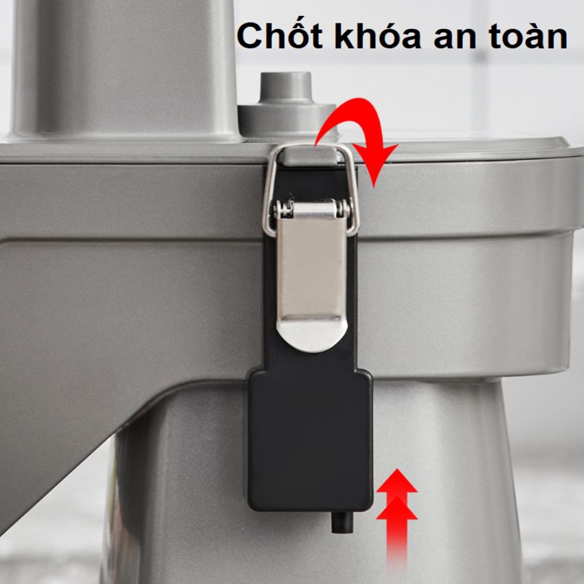 Máy thái rau củ quả đa năng, thái lát, thái sợi, thái hạt lựu Thương hiệu Mỹ cao cấp Septree GJ817, 850W - Hàng Nhập Khẩu (Bảo Hành 12 Tháng)
