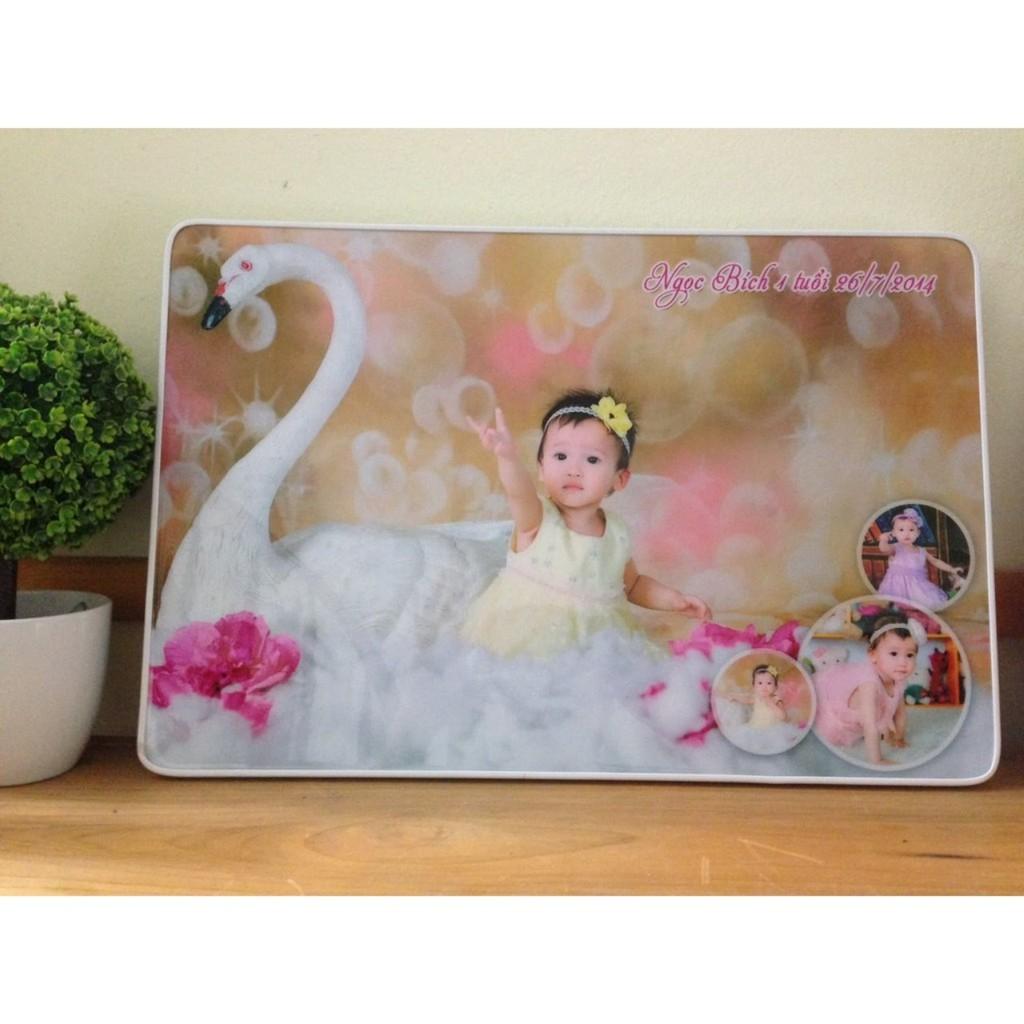 N ảnh theo yêu cầu cỡ 35x50- Khung ảnh ép gỗ, ảnh ép lụa, khung ảnh mika, ảnh tráng gương tại Tú Vy Studio