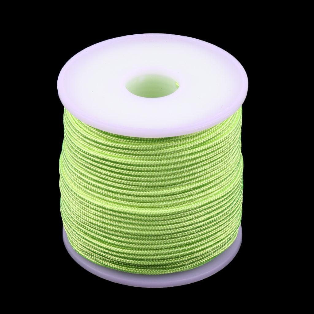 2x 2mm 50m Lightweight Durable Nylon Guyline Tent Guide Rope Guy Line Cord Camping Paracord