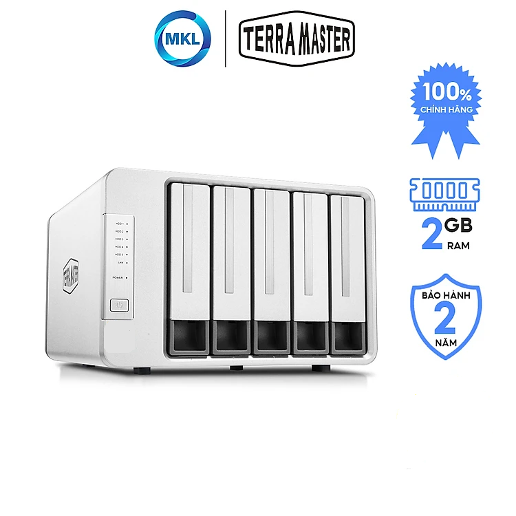 Ổ cứng mạng NAS Terra Master F5-221 Dual-Core - 4 Khay ổ cứng Hàng chính hãng