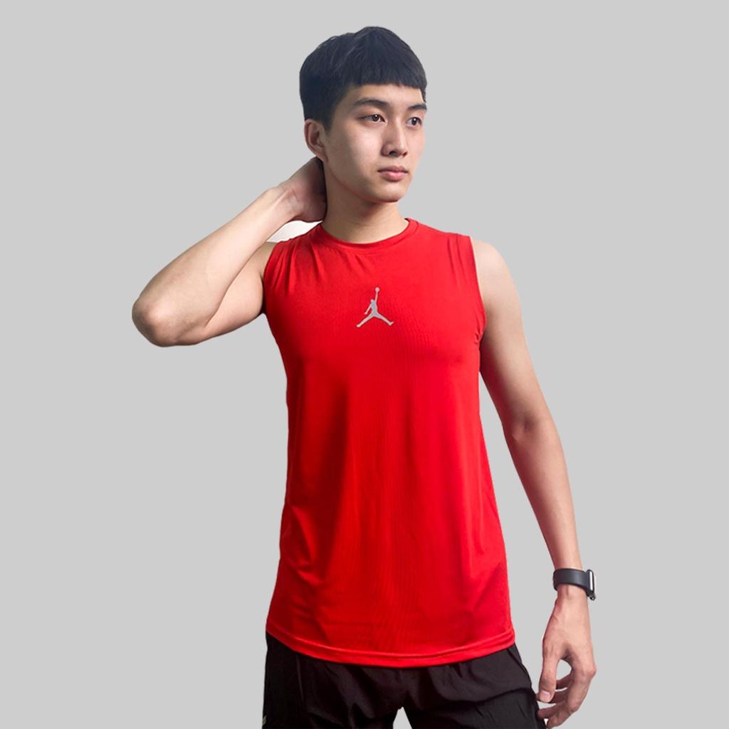 Áo Sát Nách Thể Thao Nam Áo Ba Lỗ Tanktop 5 Màu Decal Bóng Rổ