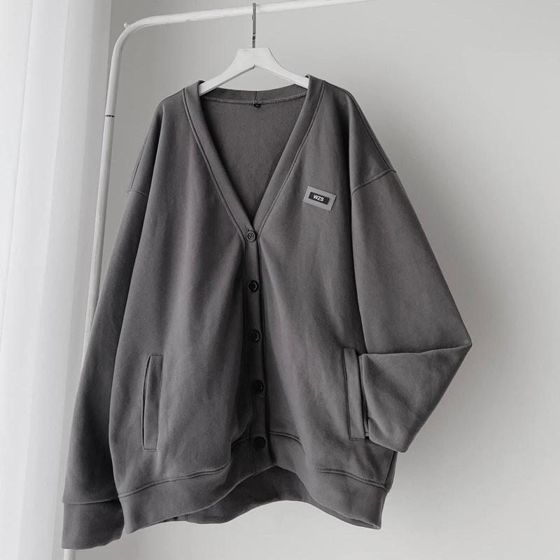 Áo Khoác Cardigan Basic Tag Nhựa WZS
