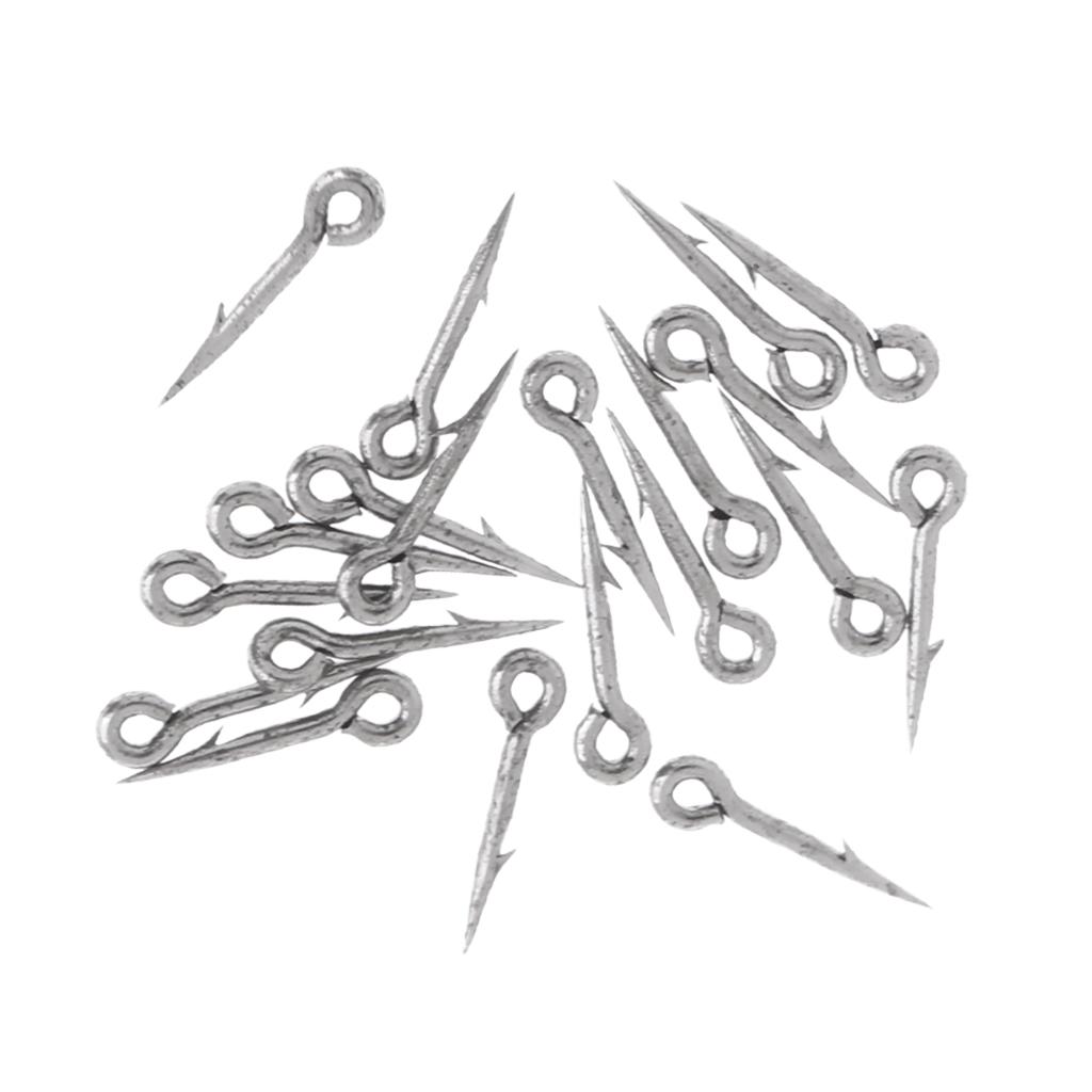 20Pcs High-carbon Steel Sea Fishing Worm Hooks Fishhook Live Bait Hooks S