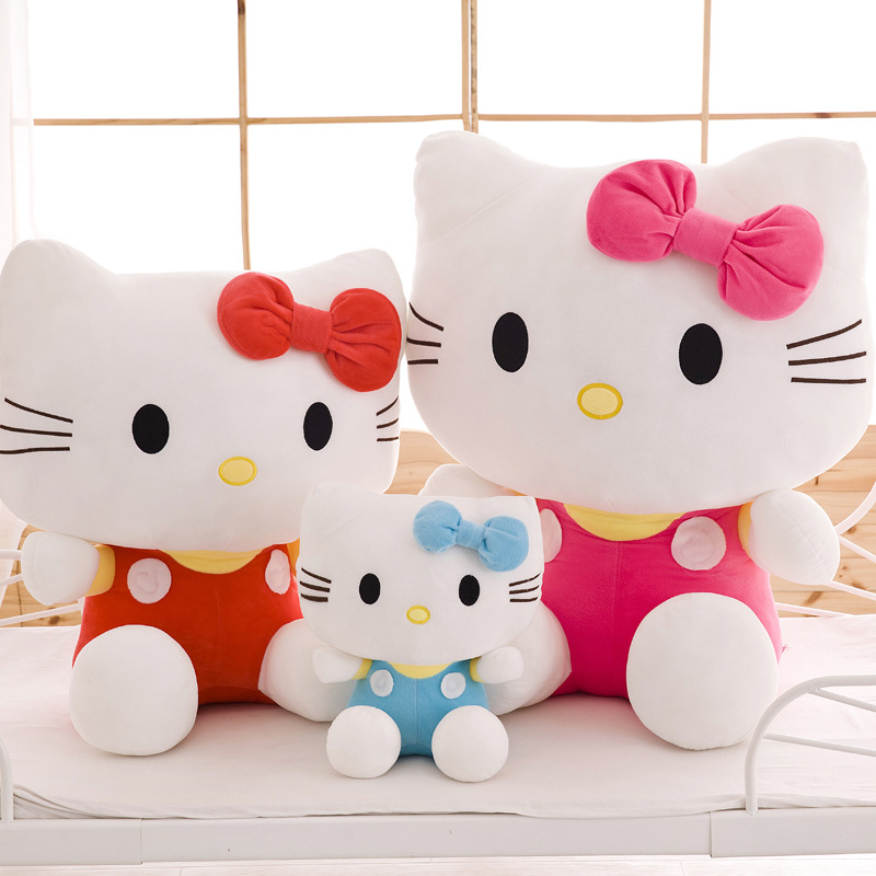 Gấu Bông Mèo Kitty Dễ Thương Cho Bé (20cm---&gt;50cm) Hàng Xịn Cao Cấp, An Toàn Cho Trẻ Nhỏ