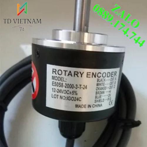 Bộ mã hóa vòng quay encoder autonics E40S6 E50S8 E40S8 xung 100 360 500 600 1000 1024 2000 2500 3600 p/r