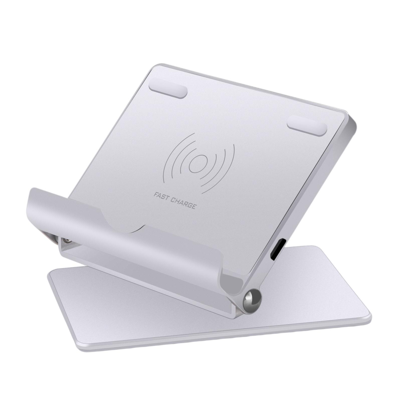 Wireless Charger Mount 10W/7.5W/5W Phone Holders Home Smart Phones Black