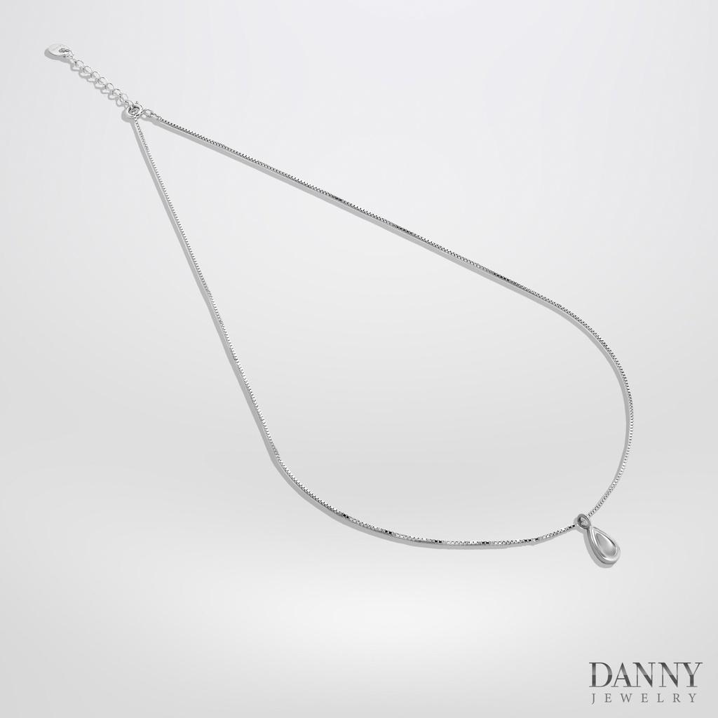 Dây Chuyền Có Mặt Danny Jewelry Bạc 925 Xi Rhodium Hình Giọt Nước DM054