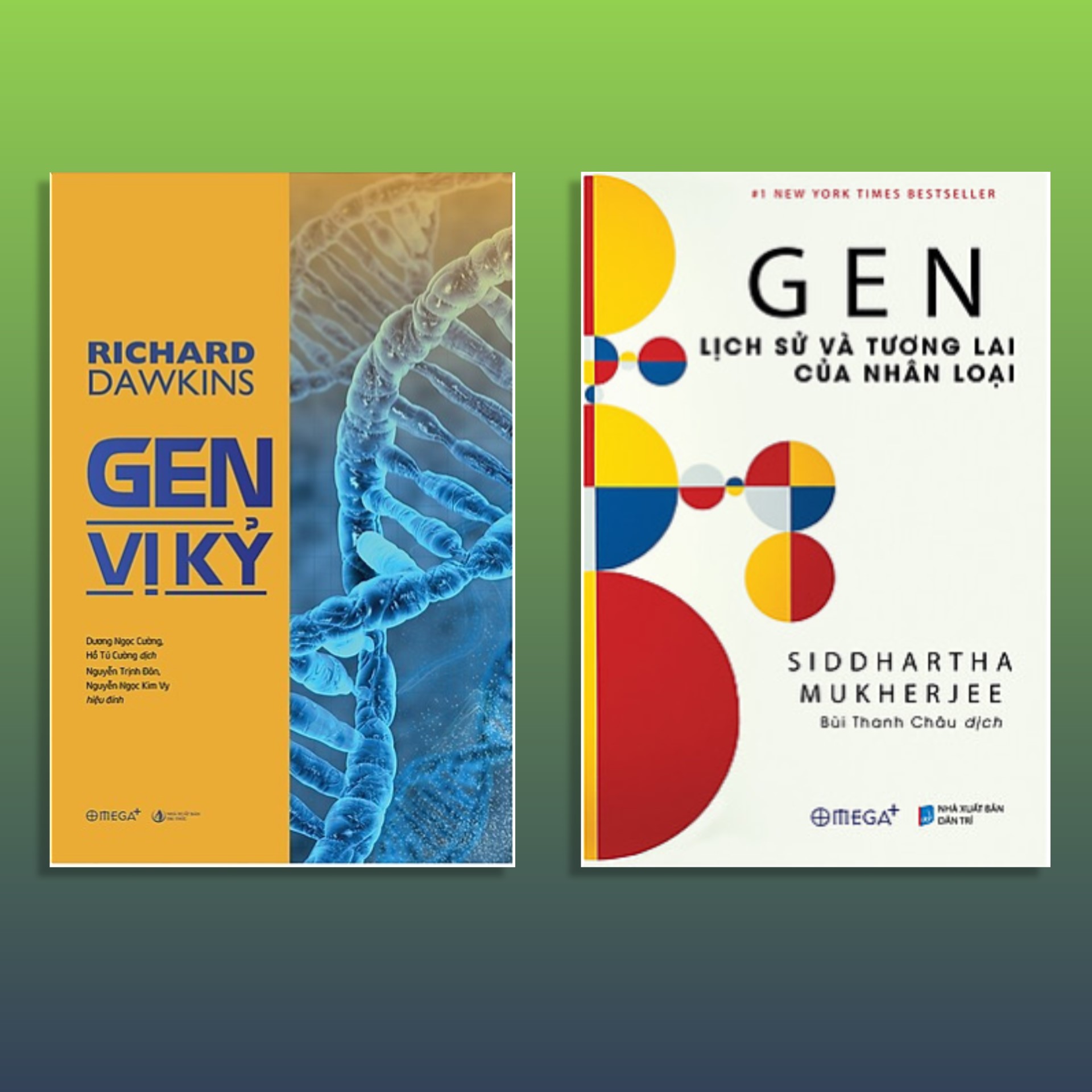 Combo Sách : GEN - Lịch Sử Và Tương Lai Của Nhân Loại + Gen Vị Kỷ