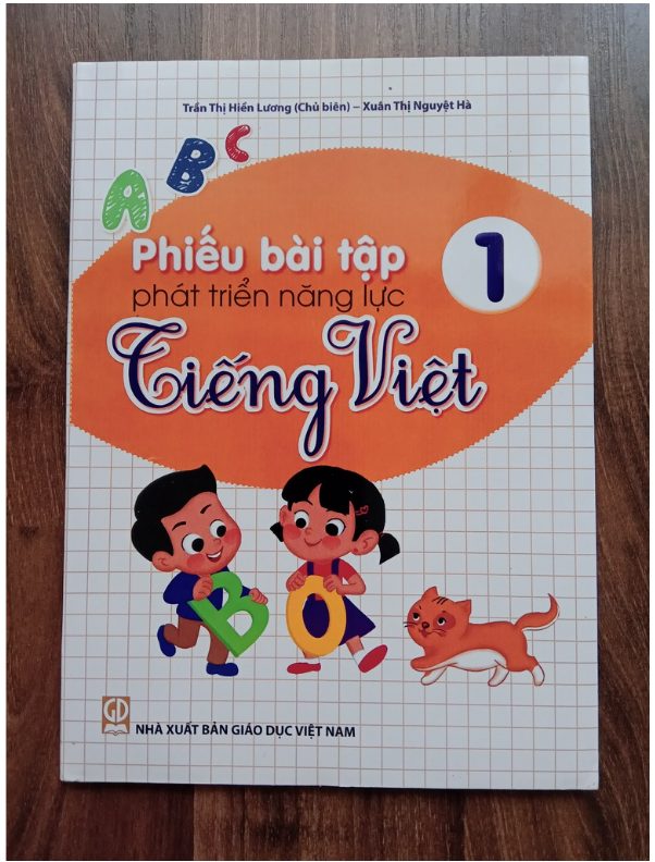 Sách - Combo Phiếu bài tập phát triển năng lực Toán - Tiếng Việt Lớp 1