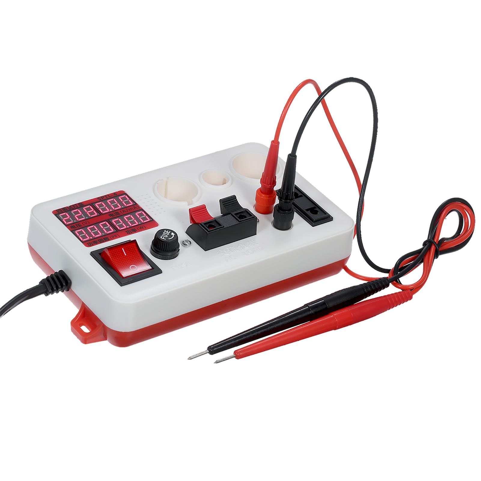 LED Power Tester Lamp Tester Box Test Clamp Electric Power Meter for Bulb Lighting Lamp Lantern Electric Parameter