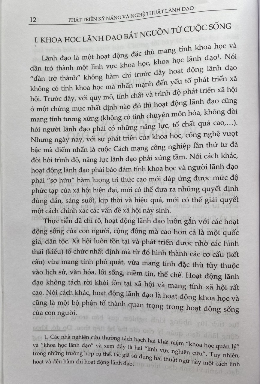 Phát Triển Kỹ Năng và Nghệ Thuật Lãnh Đạo