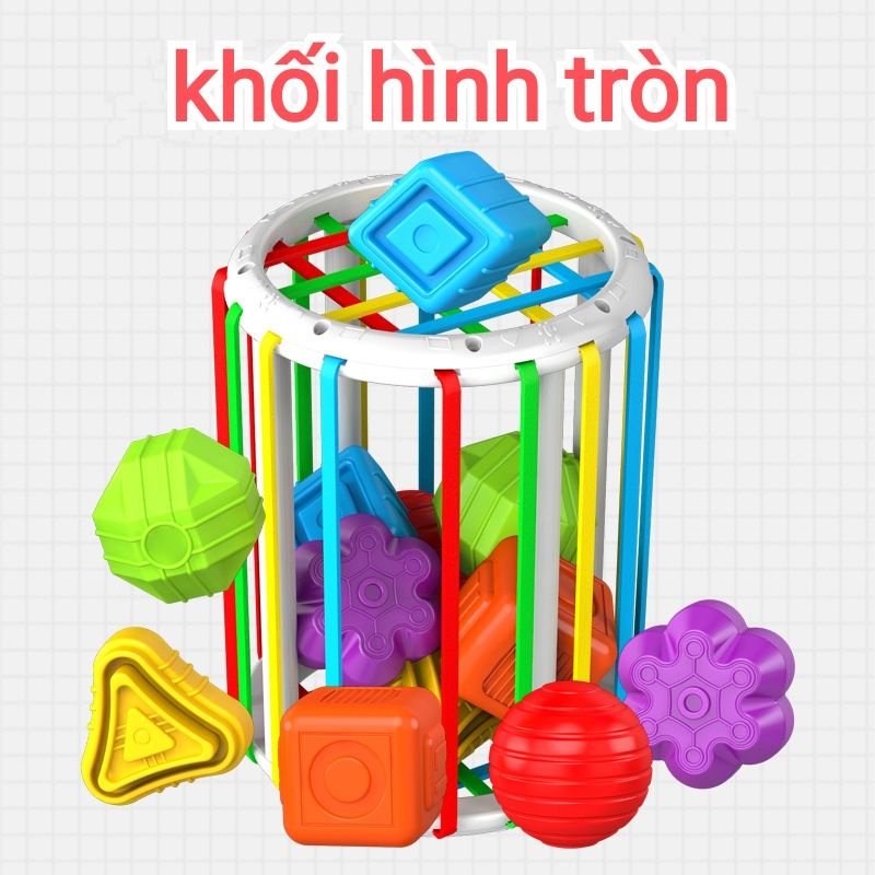 Đồ chơi thả hình nhiều hình khối đầy màu sắc mới cho bé Đồ chơi giáo dục