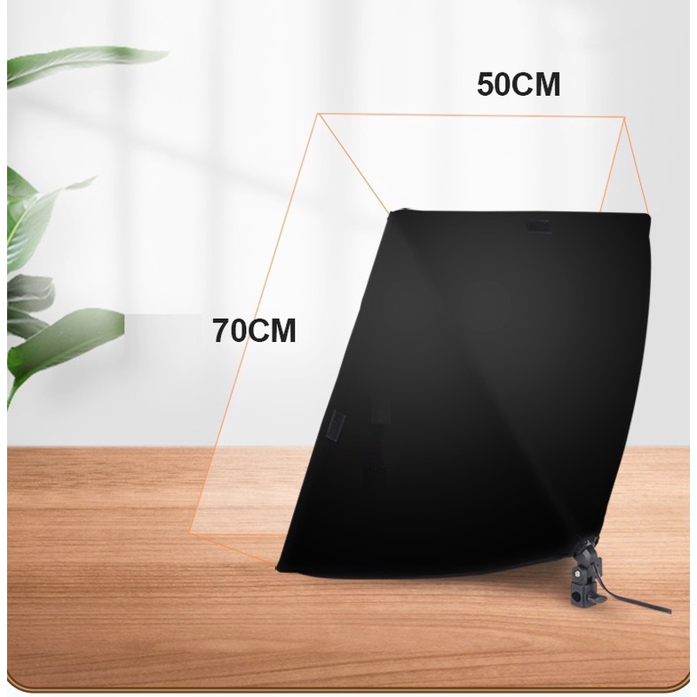 Đèn Đỉnh Softbox 50x70cm Chuyên Chụp Ảnh Mẫu, Quay Video Sản Phẩm, Thiết Bị Chiếu Sáng Chuyên Nghiệp