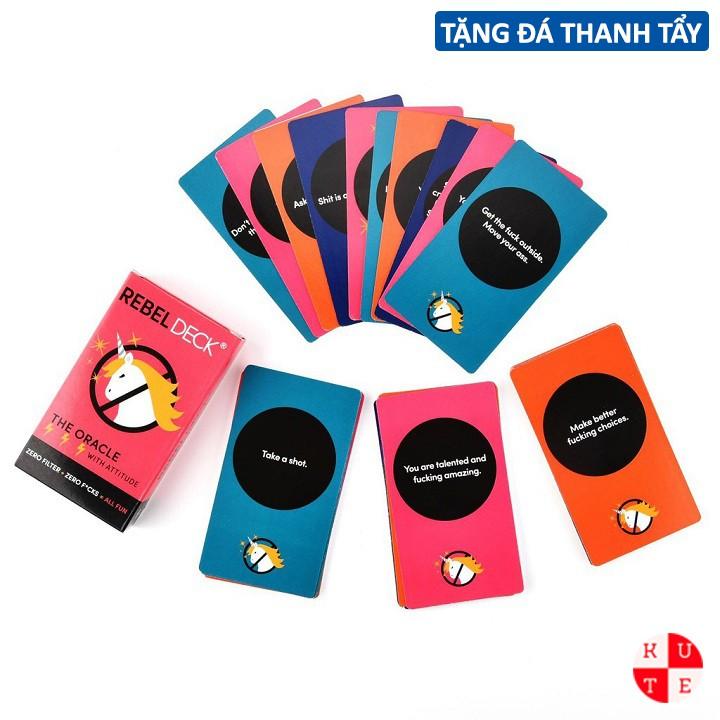 Bộ Bài Oracle Rebel Deck 60 Lá Bài Tặng Đá Thanh Tẩy