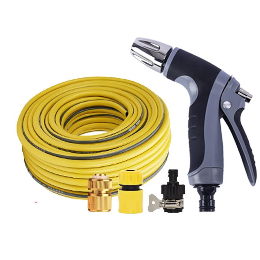 Bộ dây và vòi xịt rửa xe tưới cây tăng áp 7-10M 206817
