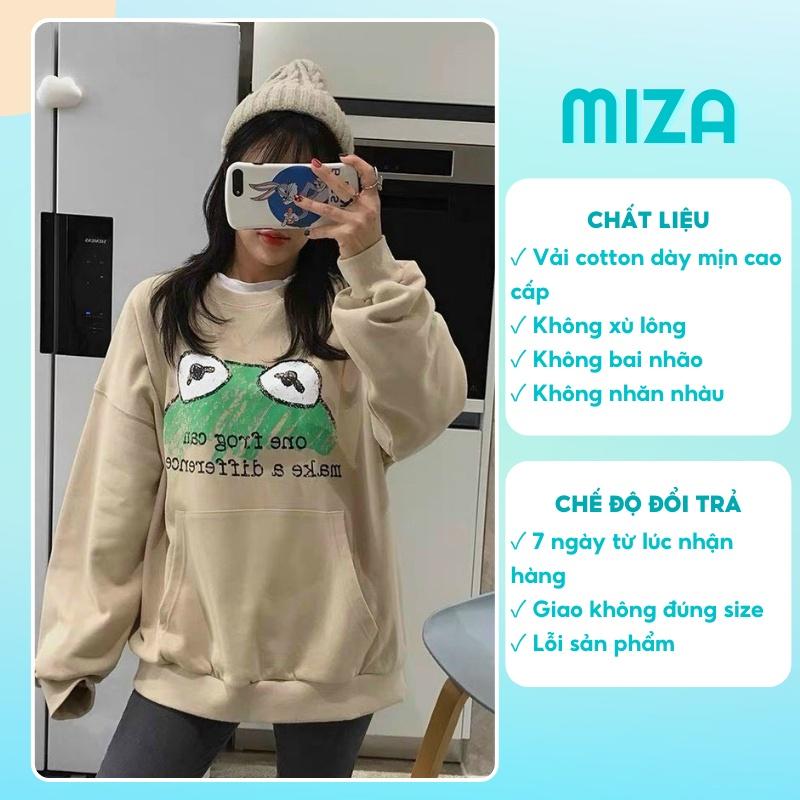 Áo sweater nữ nam unisex form rộng đôi len nỉ ngoại local brand đẹp cặp đôi ulzzang hàn quốc oversize dày mịn FROG