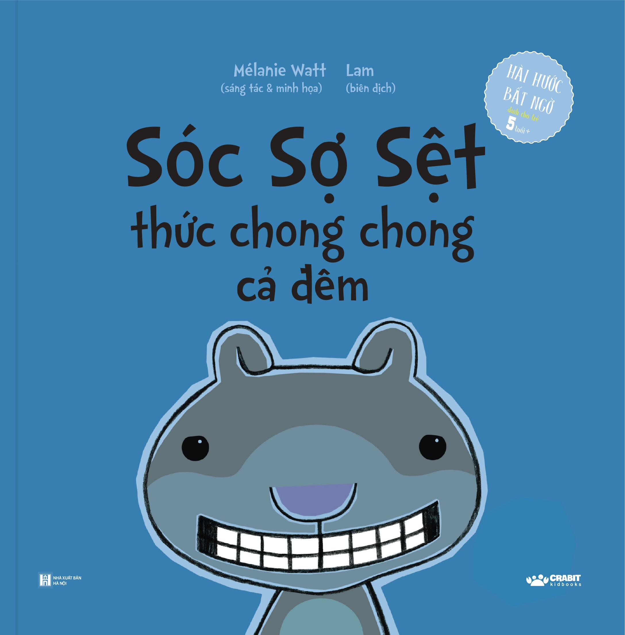 Sách - Bộ 4 cuốn Sóc Sợ Sệt - Hài hước bất ngờ dành cho trẻ từ 5 tuổi - Crabit Kidbooks