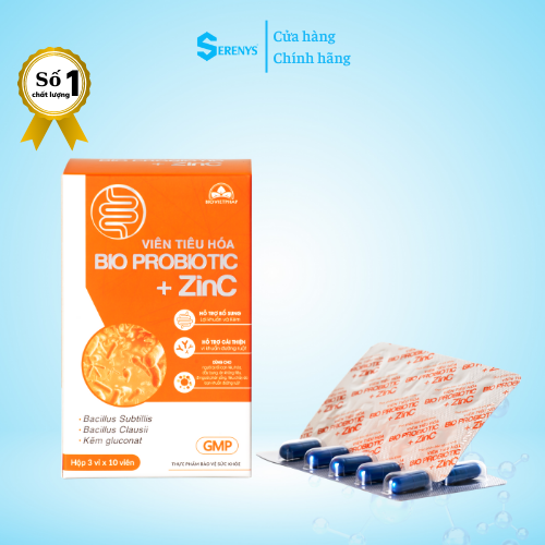 Viên uống tiêu hóa Bio Probiotic + ZinC