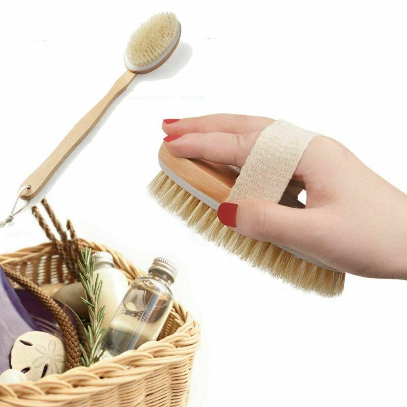 Cây tắm chà lưng với tay cầm dài bằng gỗ siêu, cây tắm chà lưng massage body rất sạch (có hàng sẵn)