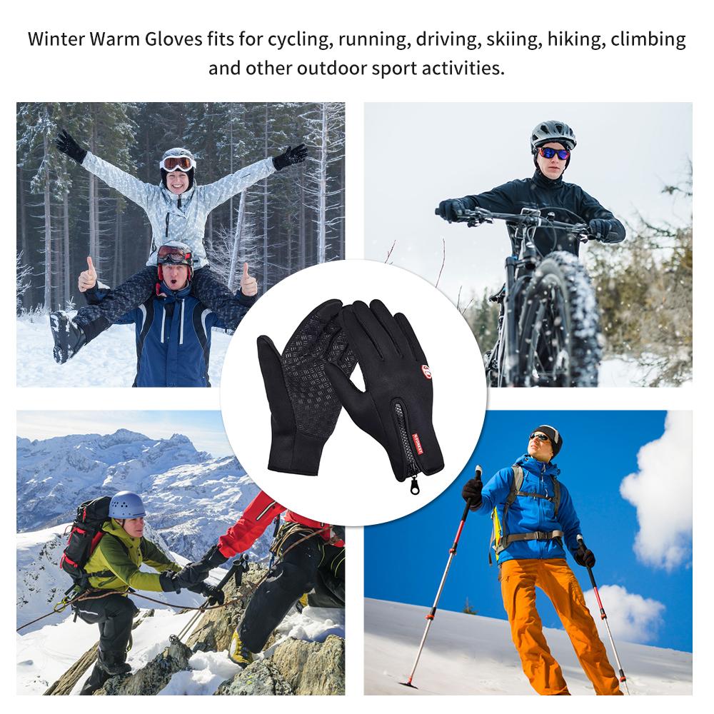 Găng tay cho nam nữ, chất liệu có thể chạm màn hình cảm ứng