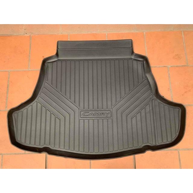 Lót cốp nhựa dẻo xe Toyota Camry 2007-2023 nhựa TPO dẻo không mùi dễ vệ sinh lau rửa