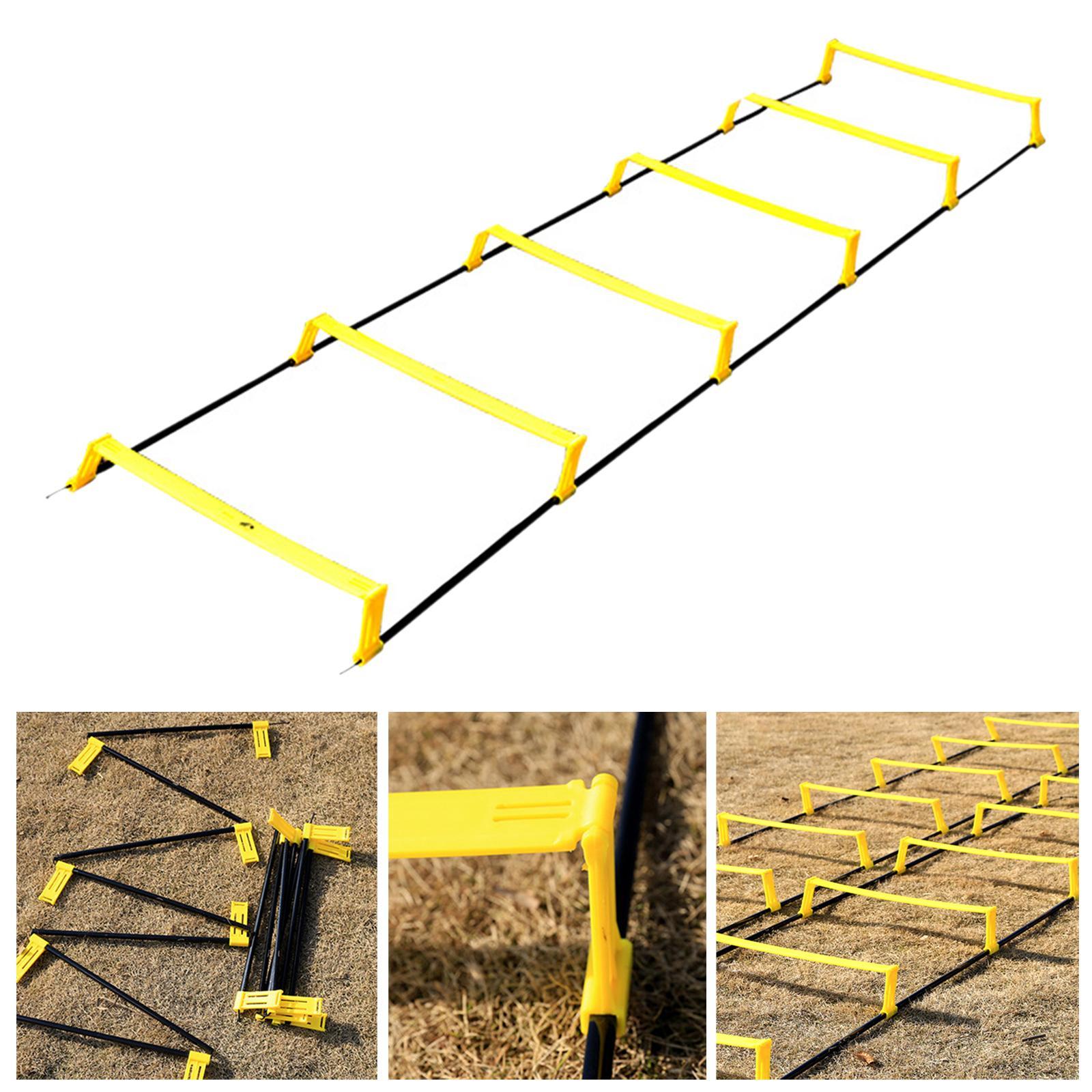 Agility Ladder Speed Training Ladder Fitness 6pcs