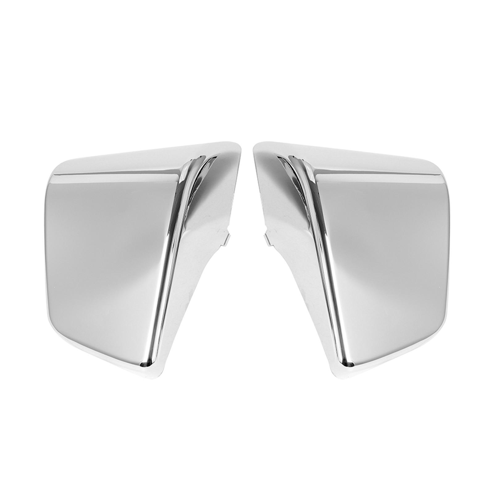 2Pcs Chrome Battery Side Fairing Cover  for  Shadow VT400 VT750