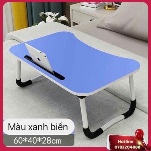 Bàn Học Gỗ Gấp Gọn,Bàn Gỗ Có Khe Cắm(Giao Màu Ngẫu Nhiên) - Miễn Phí Vận Chuyển