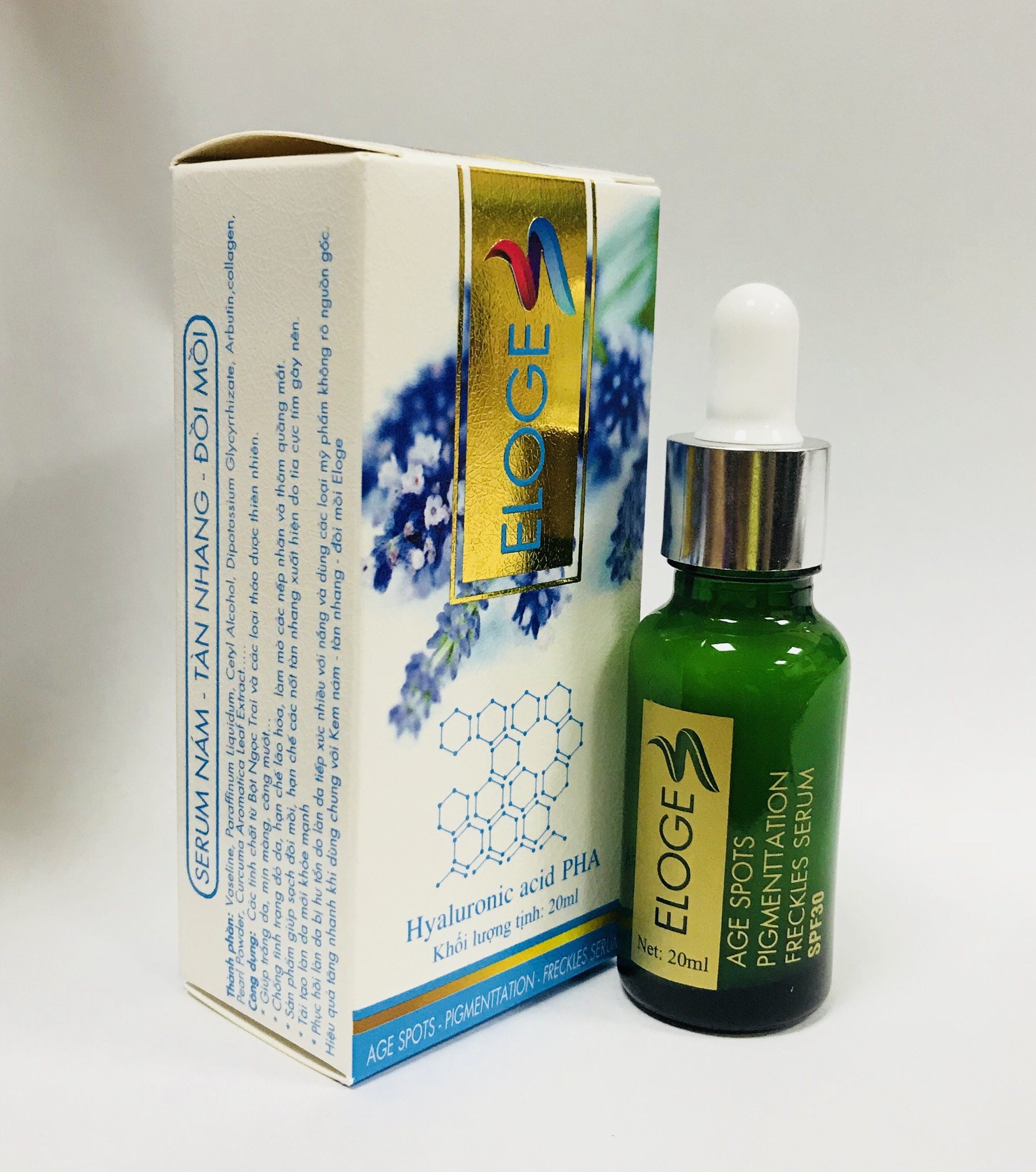 Serum nám sạm tàn nhang - đồi mồi - dòng tím - Khả Tâm - Sạch nám, trắng da