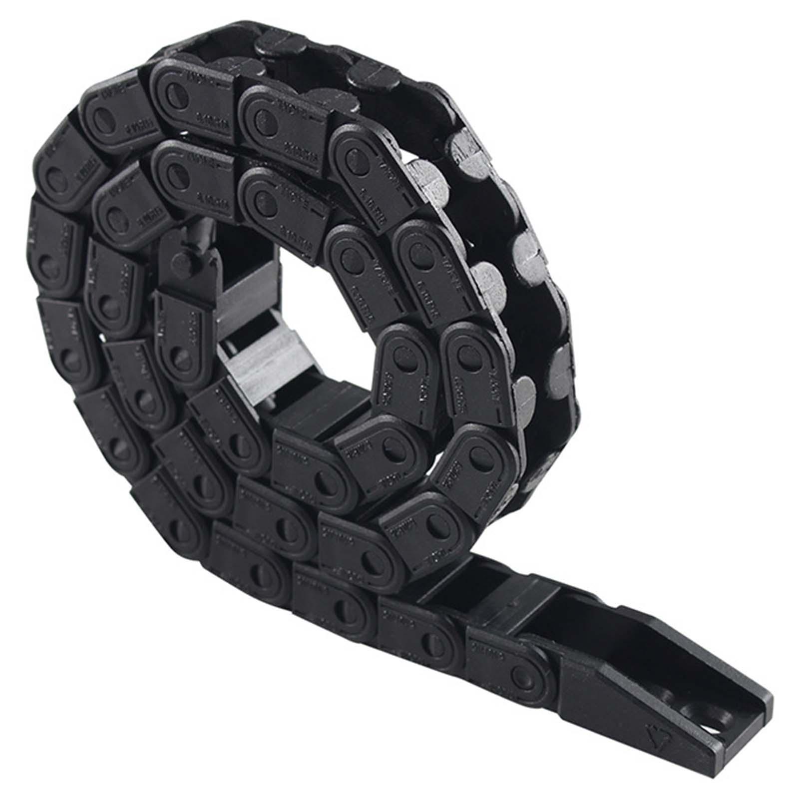 Drag Chain Replacement Parts Flexible Low Noise Professional Black High Performance 3 Hole Mount Pattern Bridge Type for P1p 3D Printer Parts