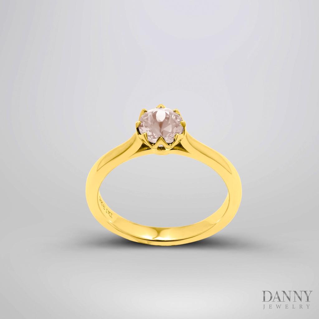 Hình ảnh Nhẫn Nữ Danny Jewelry Bạc 925 Đá Màu Hình Hoa N0030Ci/Zi/Ro