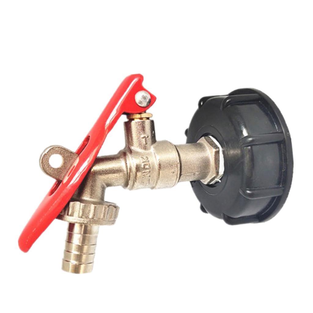 IBC Tote Tank Food Adapter Coarse Thread Brass Hose Faucets Valve Type A