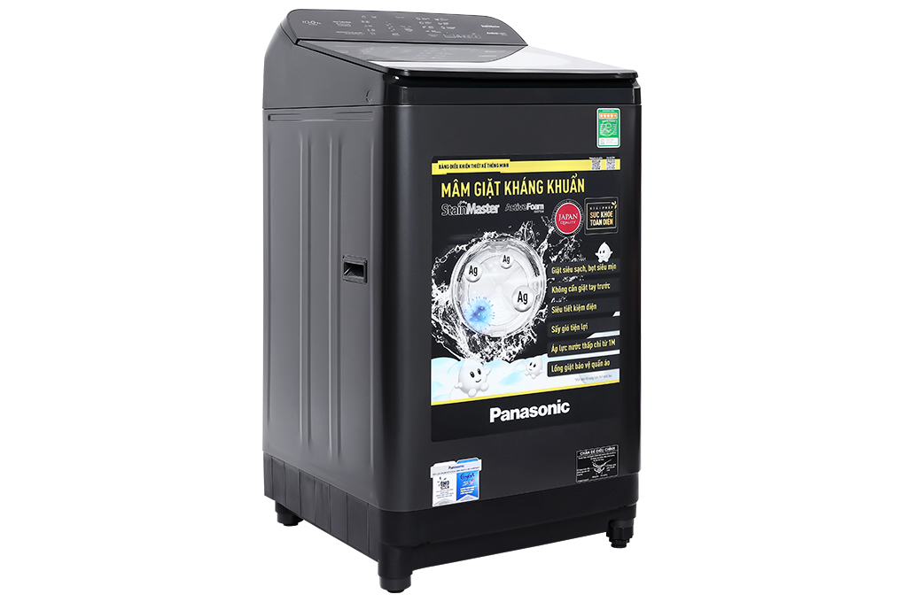 Máy giặt Panasonic NA-F100A9DRV cửa trên 10kg, hàng chính hãng, CHỉ giao Tại Hà Nội
