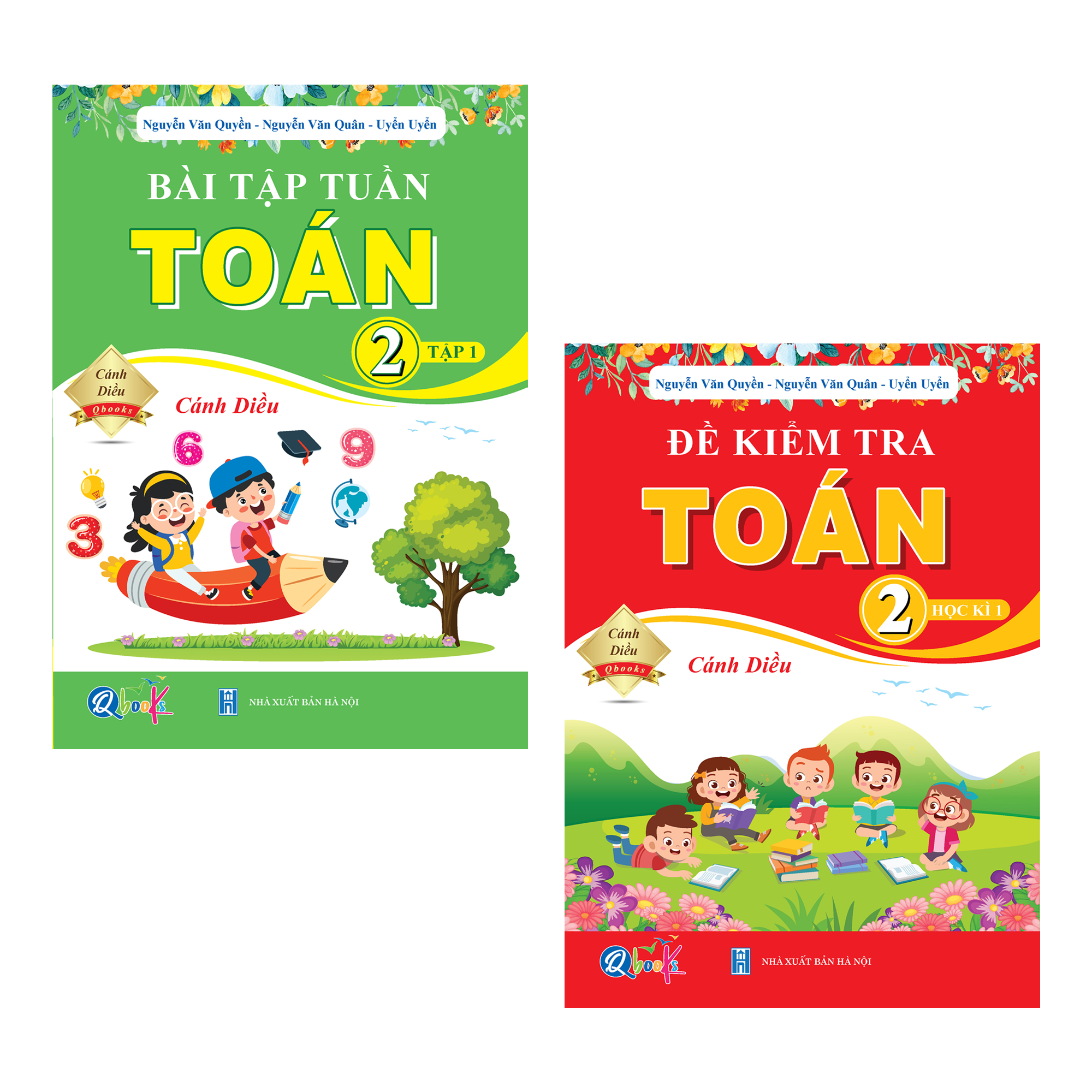 Combo Bài Tập Tuần và Đề Kiểm Tra Toán, Tiếng Việt Lớp 2 - Cánh Diều